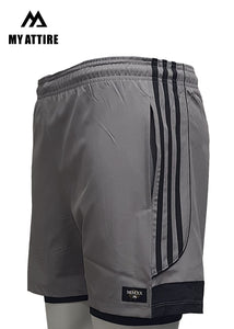 BONDED SHORTS WITH INNER TIGHTS - ATHLEISURE