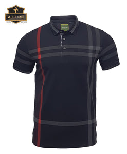 MEN'S POLO T-SHIRT - PLAIN / SOLID - COTTON / LYCRA