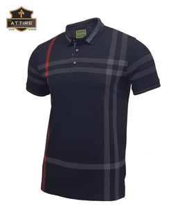 MEN'S POLO T-SHIRT - PLAIN / SOLID - COTTON / LYCRA