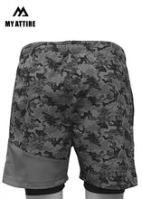 Load image into Gallery viewer, BONDED SHORTS WITH INNER TIGHTS - ATHLEISURE
