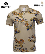 Load image into Gallery viewer, MENS FASHION LYCRA POLO T-SHIRT
