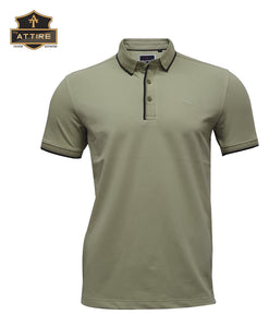 MEN'S POLO T-SHIRT - PLAIN / SOLID - COTTON / LYCRA