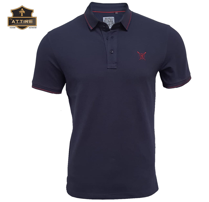 MEN'S POLO T-SHIRT - PLAIN / SOLID