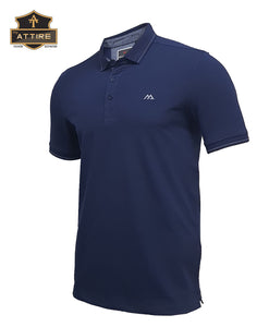 MEN'S POLO T-SHIRT - PLAIN / SOLID - COTTON / LYCRA