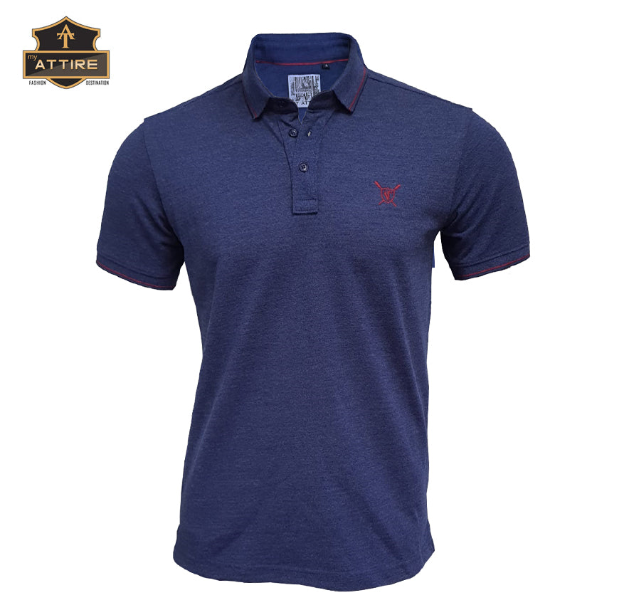 MEN'S POLO T-SHIRT - PLAIN / SOLID