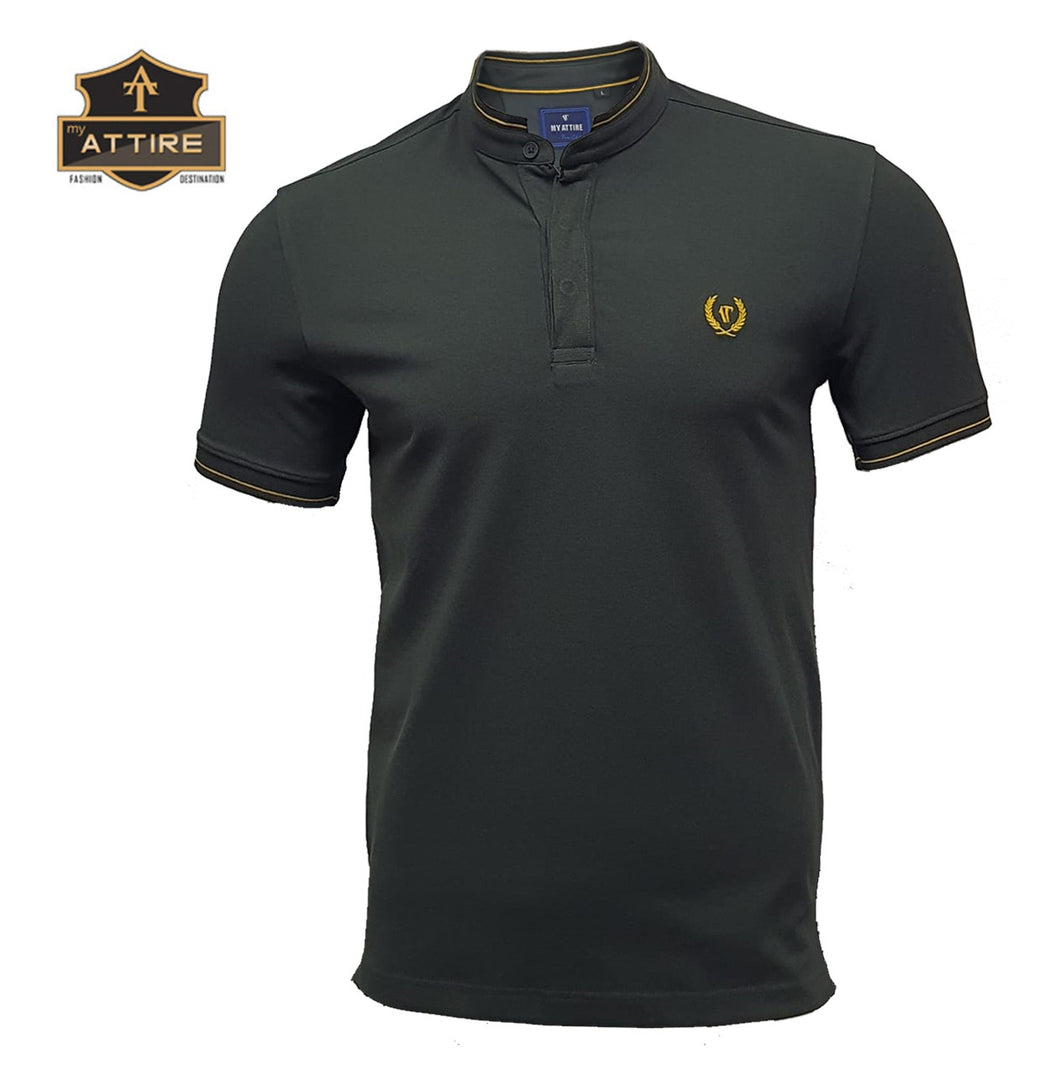 MEN'S POLO T-SHIRT - PLAIN / SOLID - COTTON / LYCRA