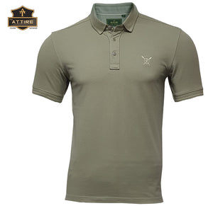 MEN'S POLO T-SHIRT - PLAIN / SOLID - COTTON / LYCRA