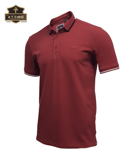 MEN'S POLO T-SHIRT - PLAIN / SOLID - COTTON / LYCRA