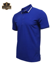 Load image into Gallery viewer, MEN&#39;S POLO T-SHIRT - PLAIN / SOLID - COTTON / LYCRA
