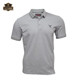 MEN'S POLO T-SHIRT - PLAIN / SOLID - COTTON